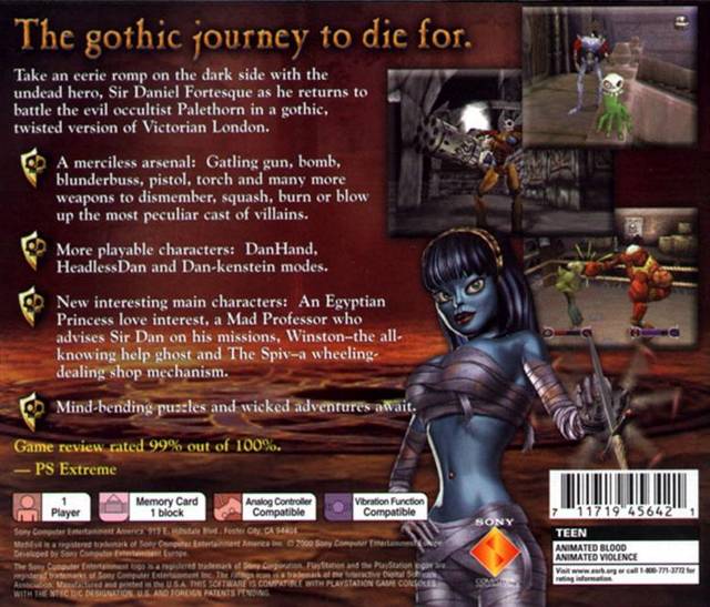MediEvil II - (PS1) PlayStation 1 [Pre-Owned] Video Games SCEA   