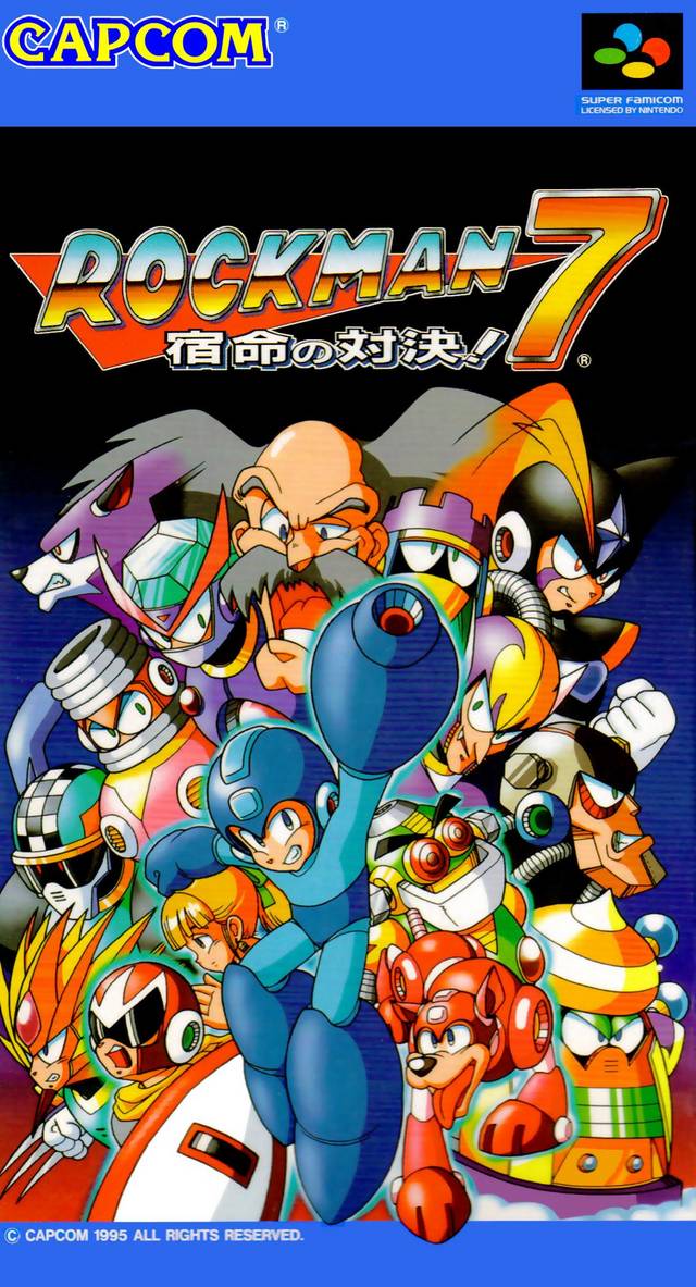 RockMan 7: Shukumei no Taiketsu! - Super Famicom (Japanese Import) [Pre-Owned] Video Games Capcom   