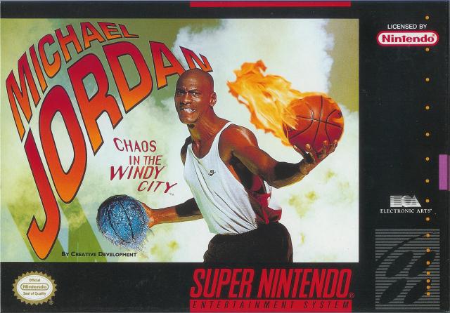 Michael Jordan: Chaos in the Windy City - (SNES) Super Nintendo [Pre-Owned] Video Games Electronic Arts   