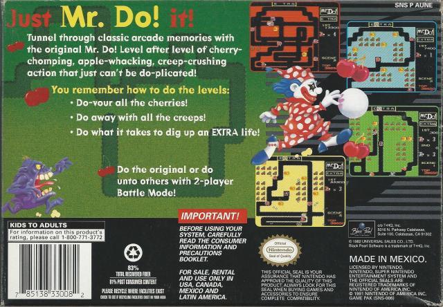 Mr. Do! - (SNES) Super Nintendo [Pre-Owned] Video Games Black Pearl   