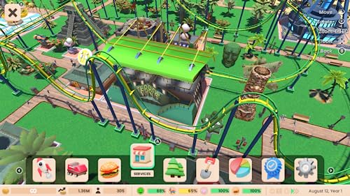 RollerCoaster Tycoon Adventures Deluxe - (NSW) Nintendo Switch Video Games Atari   