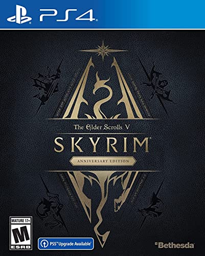 The Elder Scrolls V: Skyrim Anniversary Edition - (PS4) PlayStation 4 Video Games Bethesda   