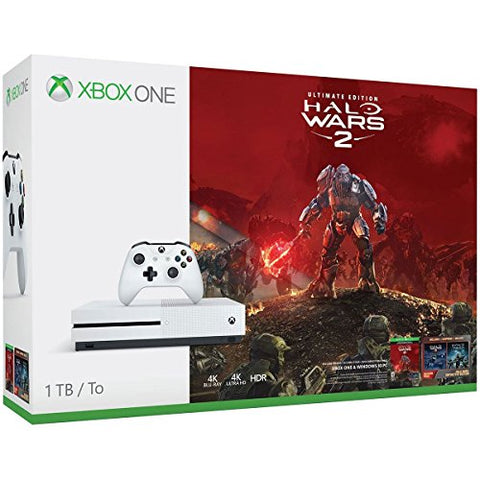 Microsoft Xbox One S 1TB Console - Halo Wars 2 Bundle Consoles Microsoft   