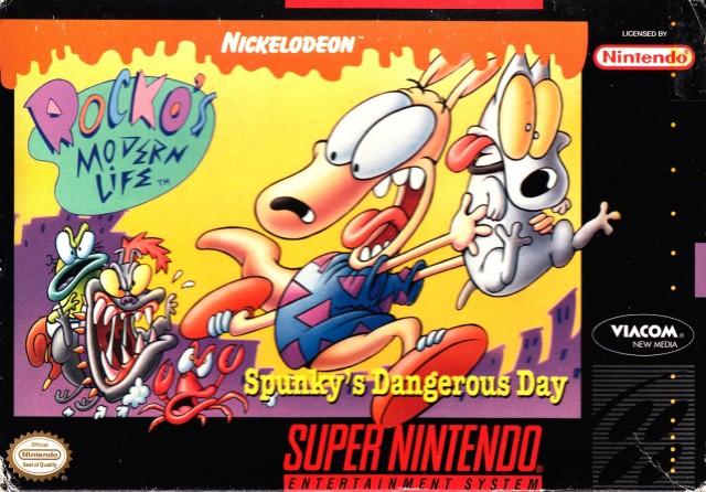 Rocko's Modern Life: Spunky's Dangerous Day - (SNES) Super Nintendo [Pre-Owned] Video Games Viacom New Media   