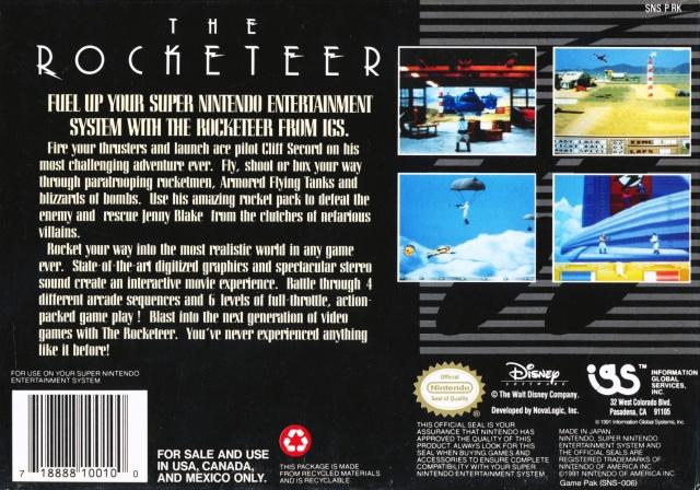 The Rocketeer - (SNES) Super Nintendo [Pre-Owned] Video Games IGS (Japan)   