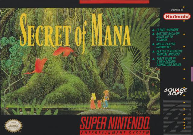 Secret of Mana - (SNES) Super Nintendo [Pre-Owned] Video Games SquareSoft   