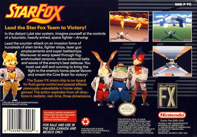 Star Fox - (SNES) Super Nintendo [Pre-Owned] Video Games Nintendo   