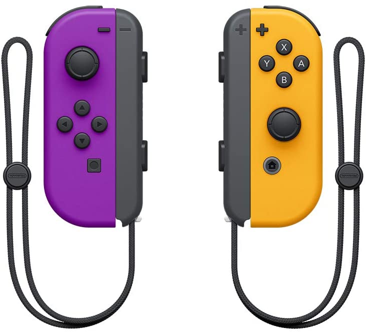 Nintendo Switch Joy-Con (L)/(R) (Neon Purple/Neon Orange) - (NSW) Nintendo Switch (Japanese Import) Accessories Nintendo   