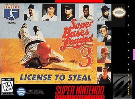 Super Bases Loaded 3: License to Steal - (SNES) Super Nintendo [Pre-Owned] Video Games Jaleco Entertainment   
