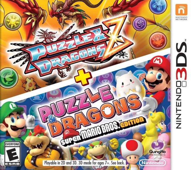 Puzzle & Dragons Z + Puzzle & Dragons: Super Mario Bros. Edition - Nintendo 3DS [Pre-Owned] Video Games Nintendo   