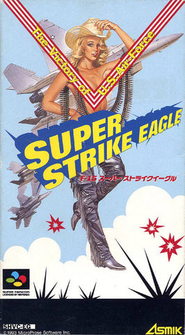 F-15 Super Strike Eagle - Super Famicom (Japanese Import) [Pre-Owned] Video Games Asmik Ace Entertainment, Inc   