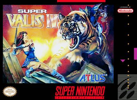 Super Valis IV - (SNES) Super Nintendo [Pre-Owned] Video Games Atlus   