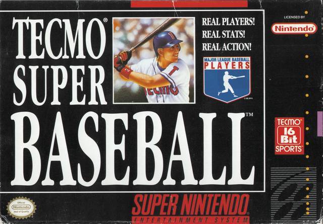 Tecmo Super Baseball - (SNES) Super Nintendo [Pre-Owned] Video Games Tecmo   