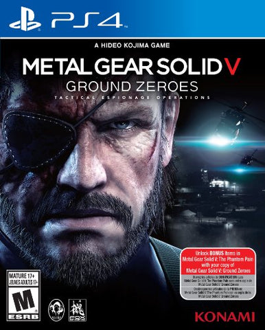 Metal Gear Solid V: Ground Zeroes - (PS4) PlayStation 4 Video Games Konami   