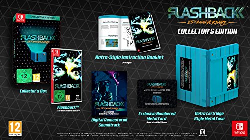 Flashback: 25th Anniversary (Collector's Edition) - (NSW) Nintendo Switch (European Import) Video Games Maximum Games   