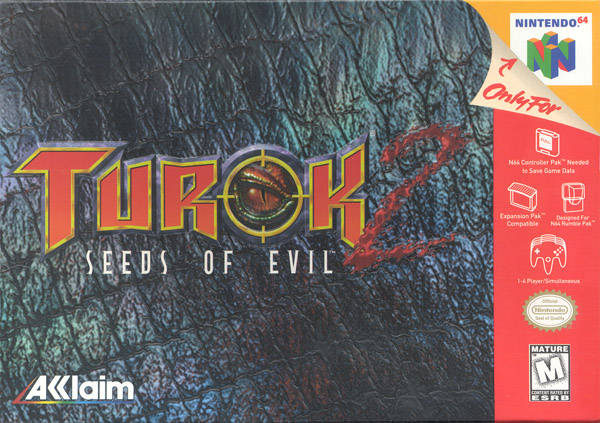Turok 2: Seeds of Evil - (N64) Nintendo 64 [Pre-Owned] Video Games Acclaim   