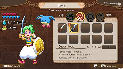 Wonder Boy - Asha in Monster World - (NSW) Nintendo Switch (European Import) Video Games ININ   