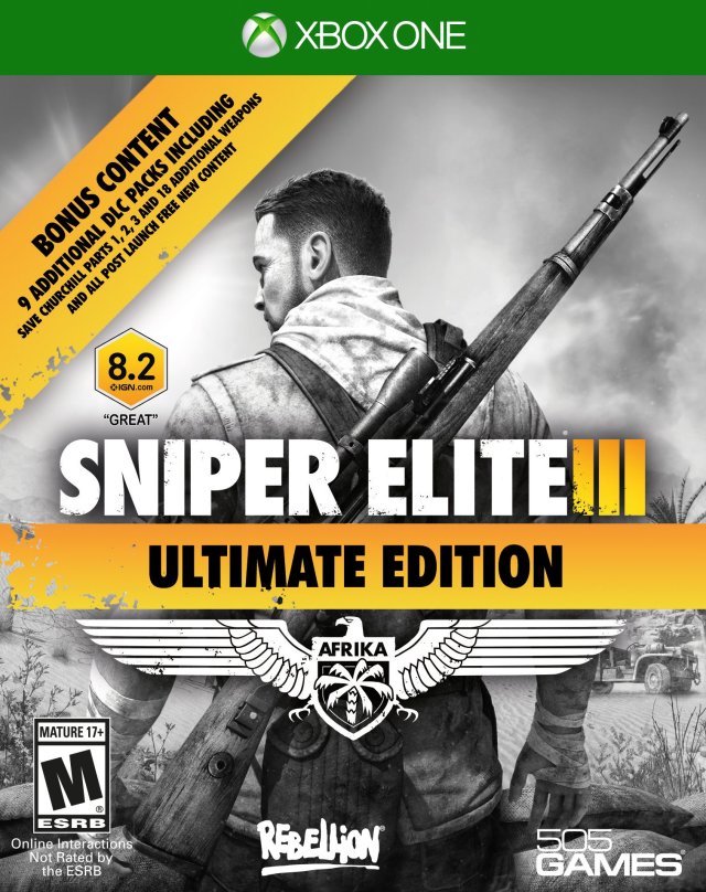 Sniper Elite III ( Ultimate Edition ) - (XB1) Xbox One Video Games 505 Games   