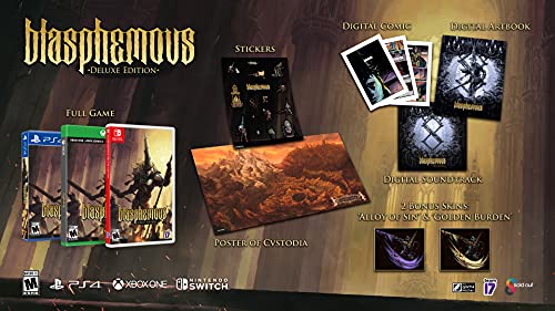 Blasphemous Deluxe Edition - (NSW) Nintendo Switch [UNBOXING] Video Games Team 17   