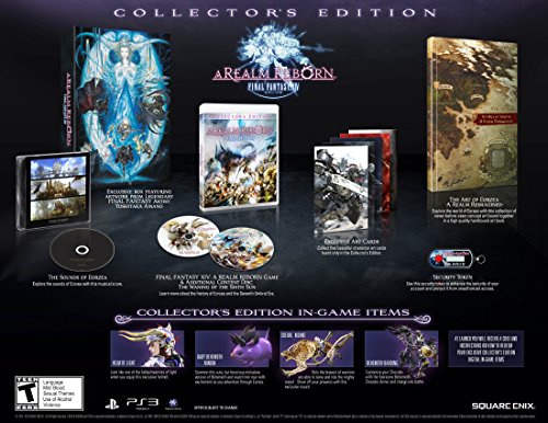Final Fantasy XIV: A Realm Reborn Collector's Edition - Playstation 3 Video Games Square Enix   