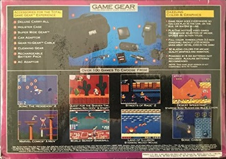 Sega Game Gear Portable Video Game System (Black) - (SGG