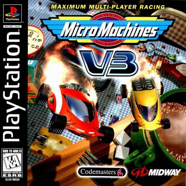 Micro Machines V3 - (PS1) PlayStation 1 [Pre-Owned] Video Games Midway   