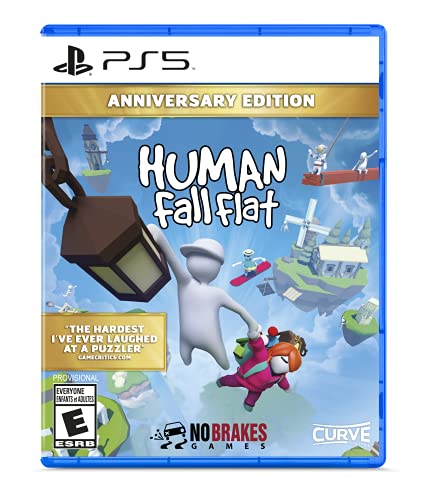 Human: Fall Flat Anniversary Edition - (PS5) PlayStation 5 [UNBOXING] Video Games Curve Digital   