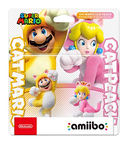 Cat Mario / Cat Peach 2-Pack (Super Mario Series) - Nintendo Switch Amiibo (Japanese Import) Amiibo Nintendo   