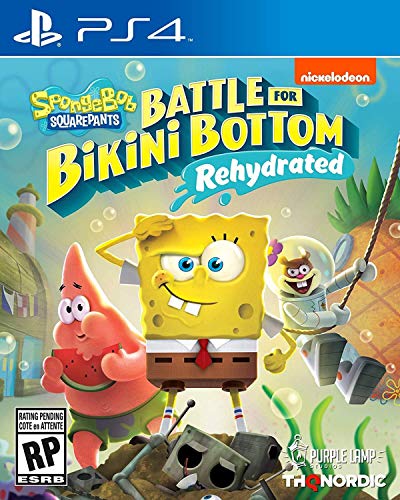 Spongebob Squarepants: Battle for Bikini Bottom - Rehydrated - (PS4) PlayStation 4 [Pre-Owned] Video Games THQ Nordic