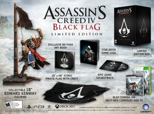 Assassin's Creed IV Black Flag (Limited Edition) - Xbox 360 Video Games Ubisoft   