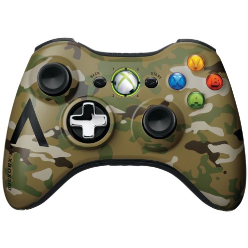Microsoft Xbox 360 Wireless Controller (Camouflage)- Xbox 360 Accessories Microsoft