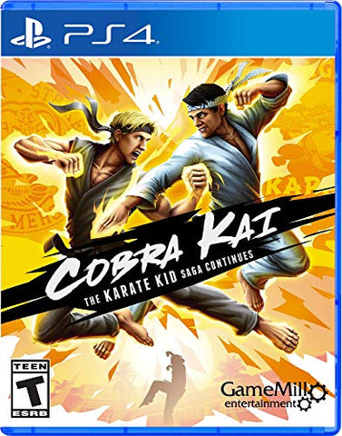 Cobra Kai: Karate Kid Saga - PS4 - PlayStation 4 Video Games Game Mill   