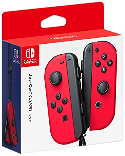 Nintendo Switch Joy-Con (L)/(R) (Red) - (NSW) Nintendo Switch (Japanese Import) Accessories Nintendo   