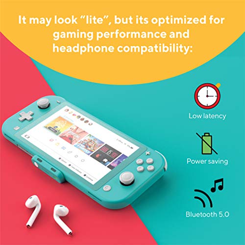 GENKI Audio Lite Bluetooth 5.0 Adapter (Turquoise) - (NSW) Nintendo Switch Accessories Human Things   
