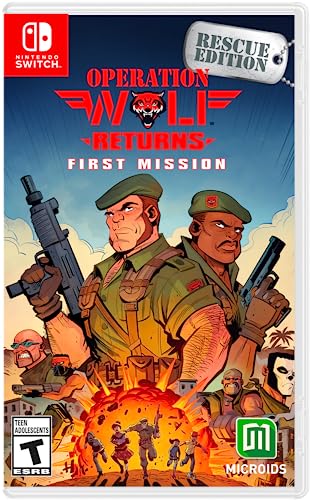 Operation Wolf Returns: First Mission (Rescue Edition) - (NSW) Nintendo Switch Video Games Maximum Games   
