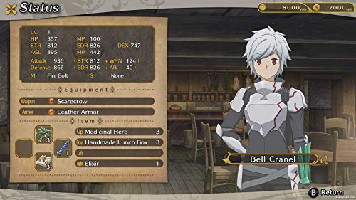 Is It Wrong to Try to Pick Up Girls in A Dungeon? Familia Myth Infinite Combate - (NSW) Nintendo Switch Video Games PQube   
