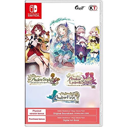 Atelier Mysterious Trilogy Deluxe Pack - (NSW) Nintendo Switch [UNBOXING] (Asia Import) Video Games Koei Tecmo Games   