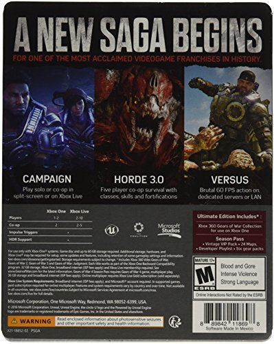 gears of war 4 xbox Gears of War 4: Ultimate Edition