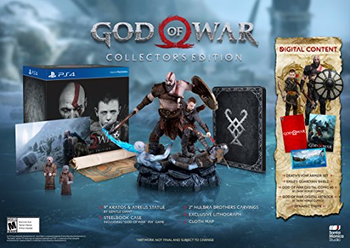 God of War (Collector's Edition) - (PS4) PlayStation 4 Video Games PlayStation   