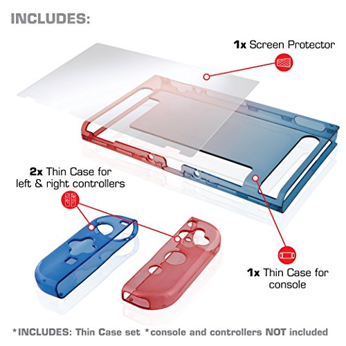 Nyko Thin Case (Red/Blue) - (NSW) Nintendo Switch Accessories Nyko   