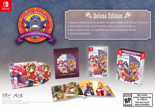 Prinny Presents NIS Classics Volume 3: La Pucelle: Ragnarok / Rhapsody: A Musical Adventure Deluxe Edition - (NSW) Nintendo Switch  [UNBOXING] Video Games NIS America   