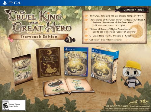 The Cruel King and the Great Hero: Storybook Edition - (PS4) PlayStation 4 Video Games NIS America   