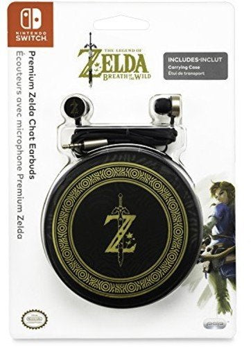 PDP Premium Zelda Chat Earbuds (The Legend of Zelda: Breath of the Wild) - (NSW) Nintendo Switch Accessories PDP   