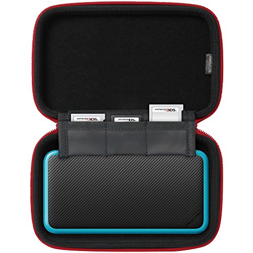 HORI New Nintendo 2DS LL / 2DSXL Hard  Pouch (Black Red) - Nintendo 3DS ( Japanese Import ) ACCESSORIES HORI   