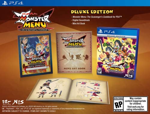 Monster Menu: The Scavenger’s Cookbook (Deluxe Edition) - (PS4) PlayStation 4 Video Games NIS America   