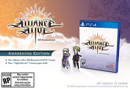 The Alliance Alive HD Remastered Awakening Edition - (PS4) PlayStation 4 Video Games NIS America   