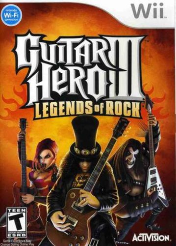 Guitar Hero III: Legends of Rock (Game Only) - Nintendo Wii Video Games ACTIVISION   