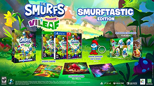 The Smurfs: Mission Vileaf (Smurftastic Edition) - (NSW) Nintendo Switch [Pre-Owned] Video Games Microids   
