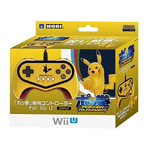 HORI Pokken Tournament Pro Pad Pikachu Edition Controller - Nintendo Wii U (Japanese Import) Accessories ホリ   