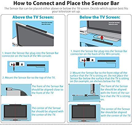 Nintendo Wii and Wii U Motion Sensor Bar - Nintendo Wii Accessories J&L Video Games New York City   